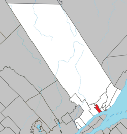 Beaupré Quebec location diagram
